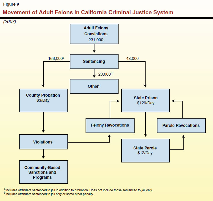 Movement of Adult Felons in California Criminal Justice System