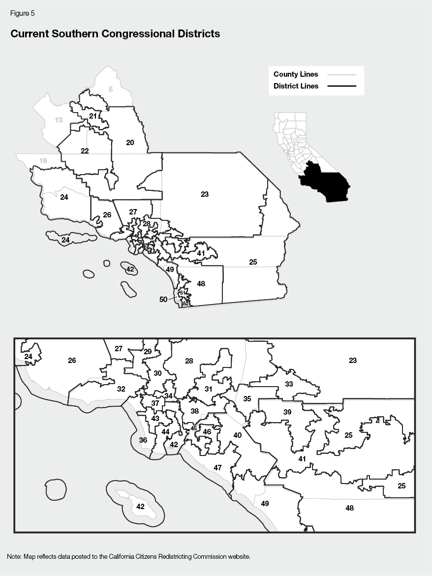 Figure 5 - Current Southern Congressional Districts
