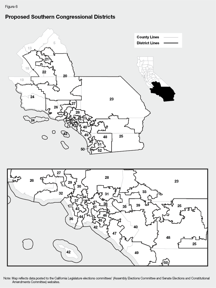 Figure 6 - Proposed Southern Congressional Districts