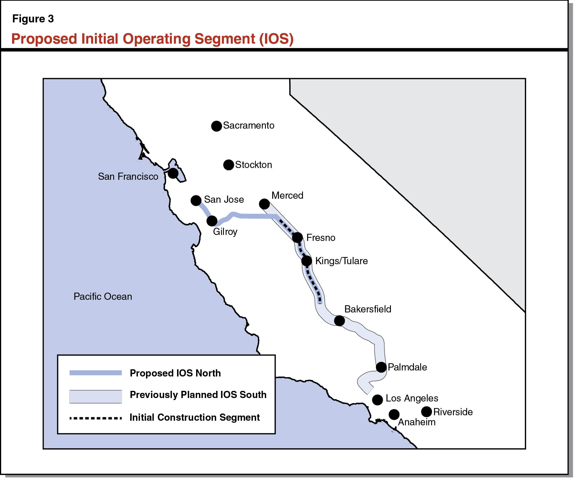 Figure 3 - Proposed Initial Operating Segment (IOS)