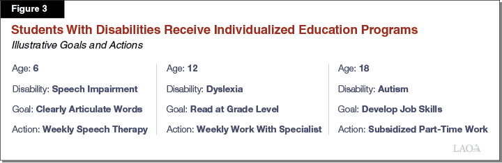 Figure 3 - Students With Disabilities Receive Individualized Education Programs