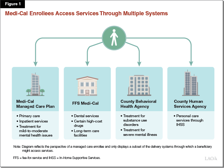 Figure 1 - Medi-Cal Enrollees Access Services Through Multiple Systems