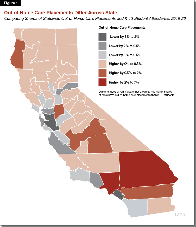 Figure 1 - Out-Of-Home Care Across State